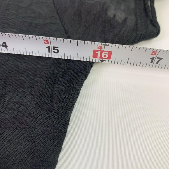 NWT Unbroken Apparel Sheer V Neck Shirt "Heartbreaker" Womens Top Size Large - Picture 8 of 8